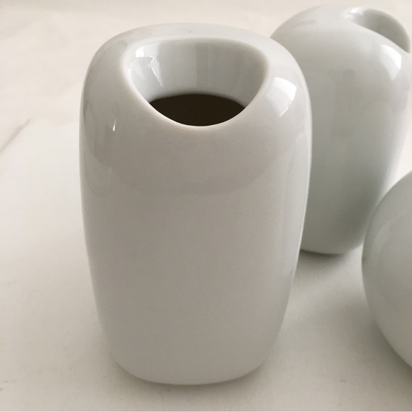 Vintage The Toscany Collection Japan 3 Porcelain Bud Vases Modern 7, 5 and 3 in - Picture 6 of 10